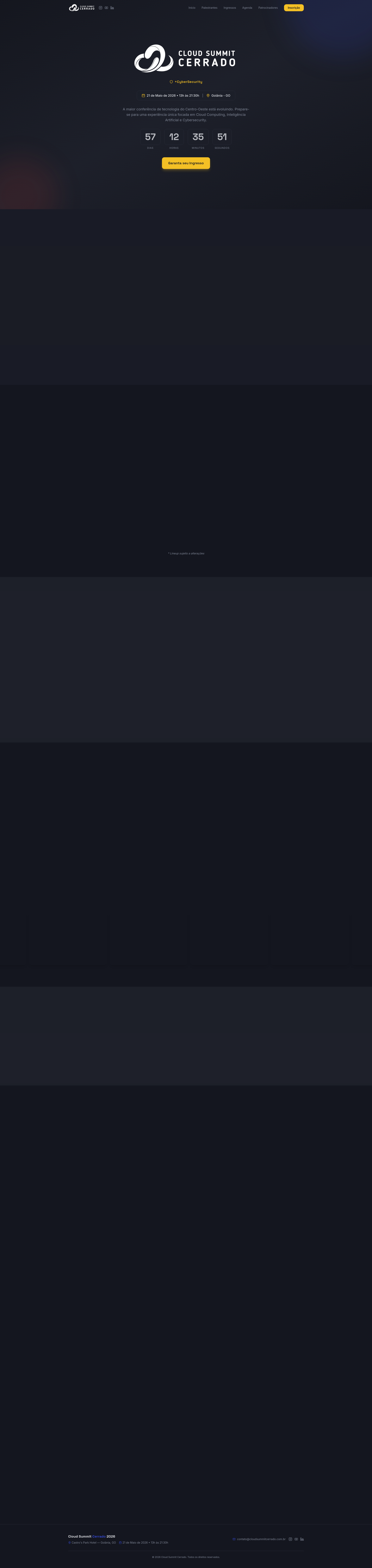Cloud Summit Cerrado 2026